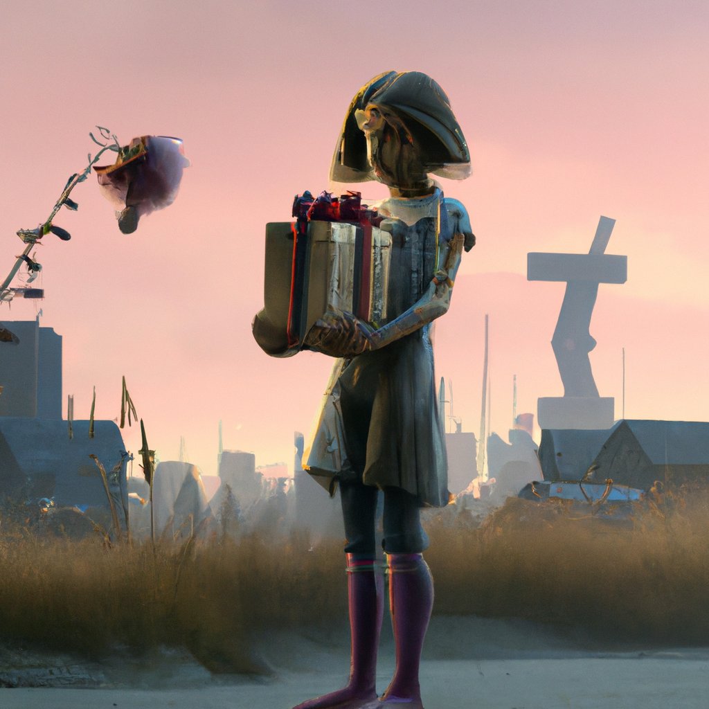 Mariah is depicted as an imaginative, creative young girl with a special gift for perceiving the hidden meaning of the world around her. in a painting from stalenhag, 8 k, hdr, artstation, concept art