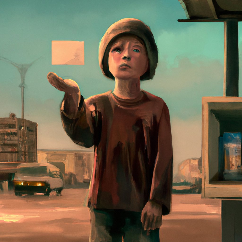  The illustration showed Josh, a small boy with an eager expression, holding up his hands and pleading, "Mommy, can I please have some ice cream?"