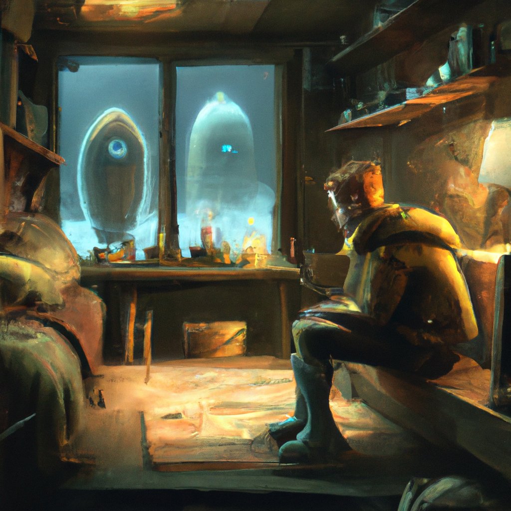 The illustration showed James in his small, cozy home, filled with warmth and love.