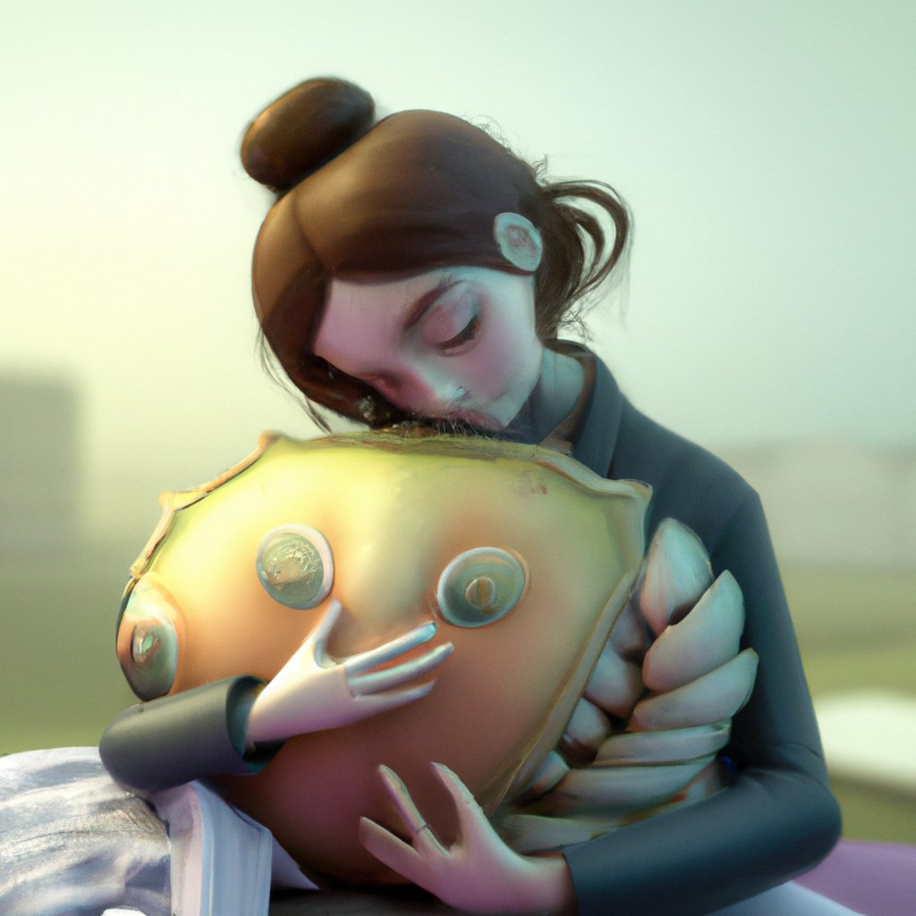 Stella, with her beloved stuffed crab hugged close to her chest, blissfully snuggled up for bed each night. in a painting from stalenhag, 8 k, hdr, artstation, concept art