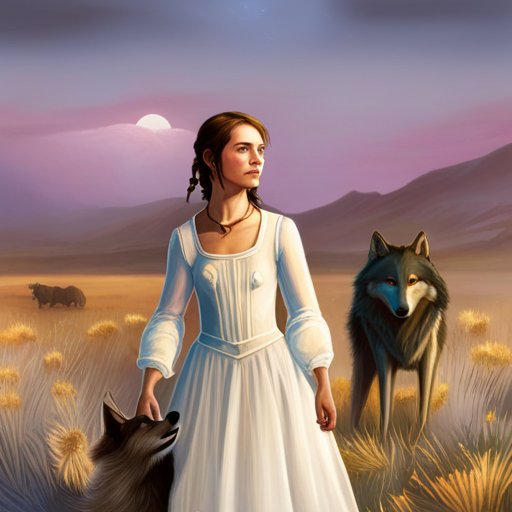 Anastasia, surrounded by her loving parents and cherished toy wolf Skye, lived happily in a distant, enchanting kingdom.