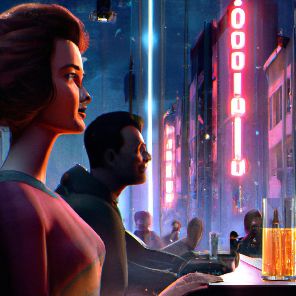 Ella noticed a mysterious, tall man with dark, cascading hair, broad shoulders, and a confident air, sipping on a cocktail at her favorite bar, crowded on a Wednesday night.