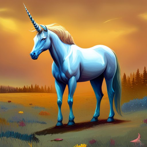 Ferdinand, the majestic white-coated unicorn with a shimmering mane and golden horn, lived in a distant land long ago.