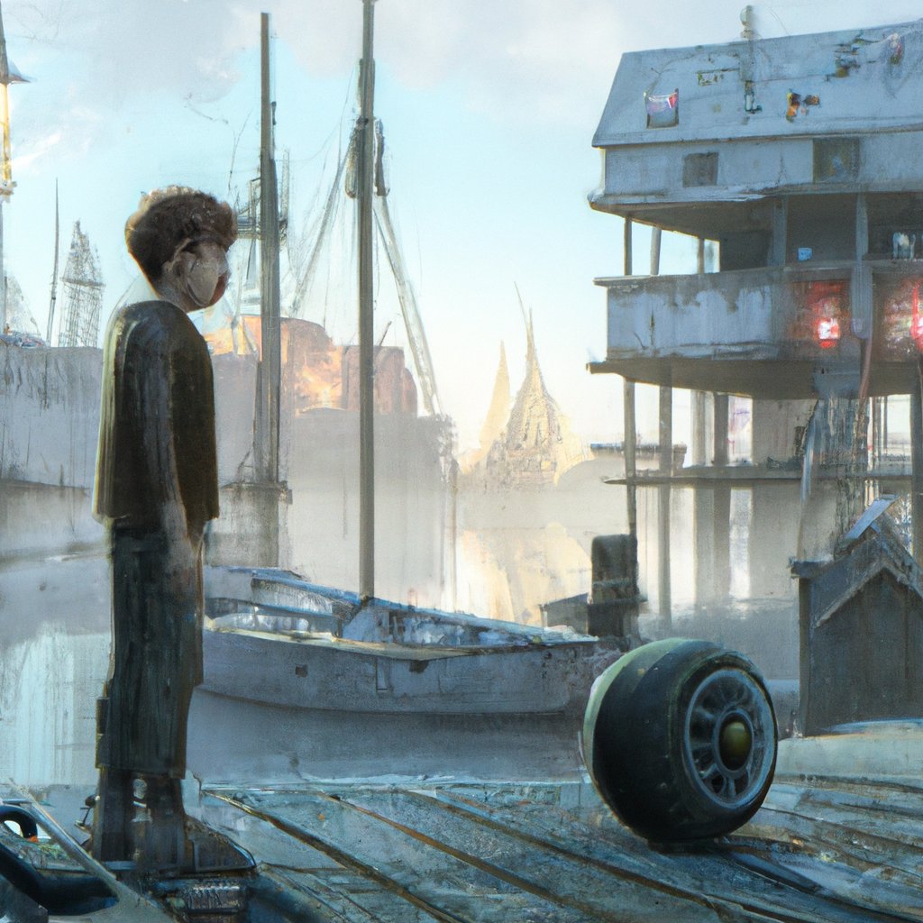 Erik's wide, excited eyes lit up as he ran across the docks, jumping into his own small, white sailing boat to explore the world.