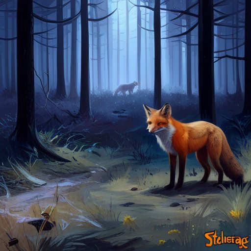 Mirfase, the small, adventurous, brave and lively fox, lived in the woods long ago.