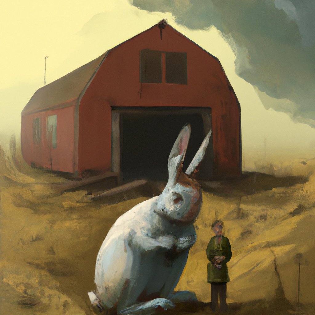 The rabbit, John, was benevolent and wise, beloved by the villagers for his kind and thoughtful nature.