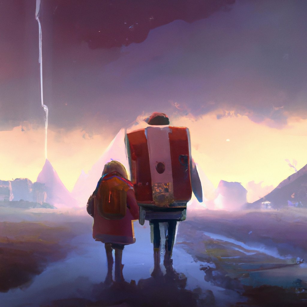 The two intrepid, inquisitive children, Maeve and Jonah, determinedly set off to unlock the secrets of physics by embarking on a daring journey into the star-filled heavens.