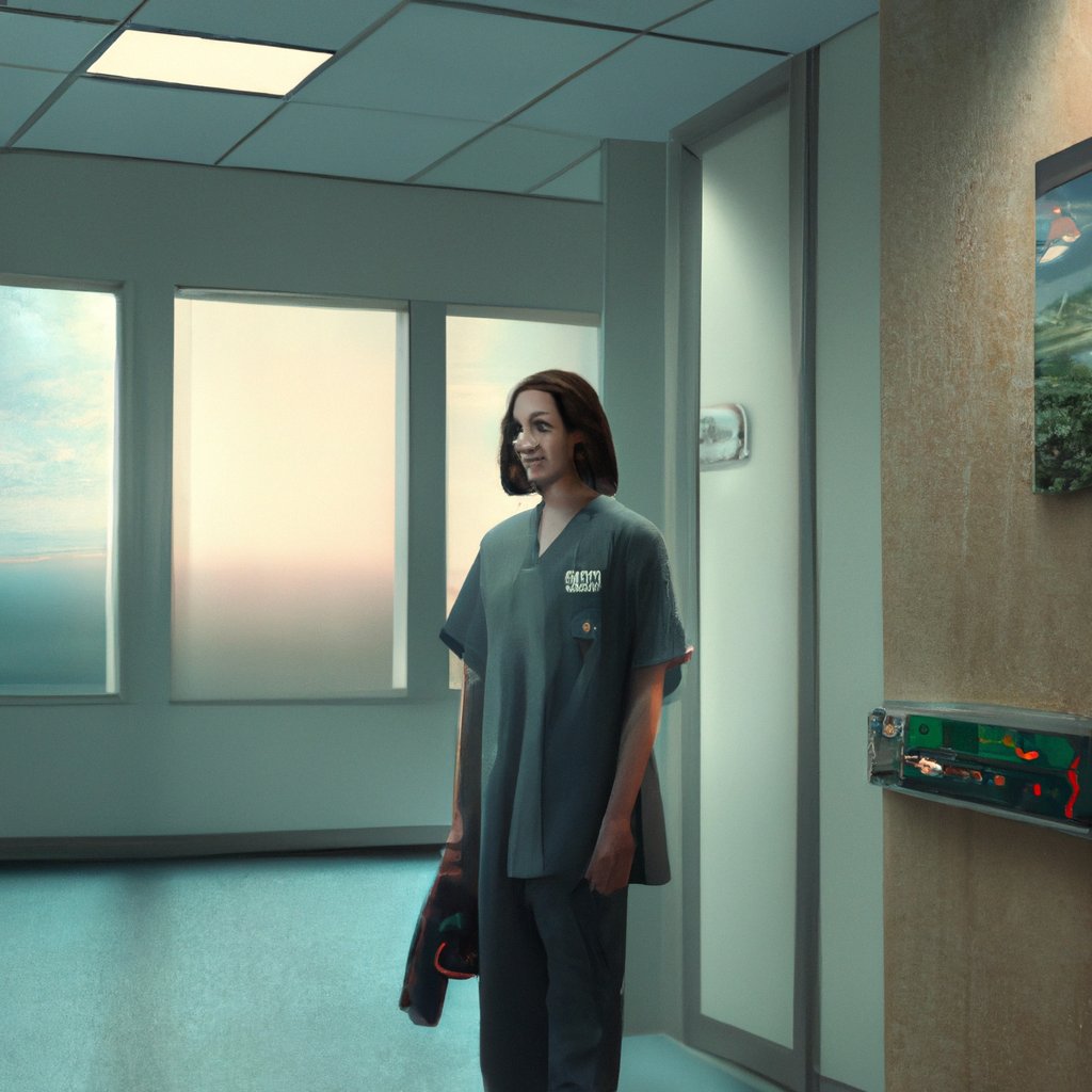 Mary stood in the hospital hallway, looking exhausted and overwhelmed yet determined, her two years of nursing experience evident in her stance.