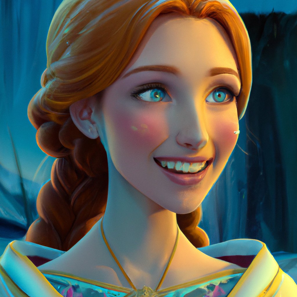 The beautiful Princess Anna, with her generous smile and kind eyes, enchanted all who encountered her, making them either envious or deeply moved.