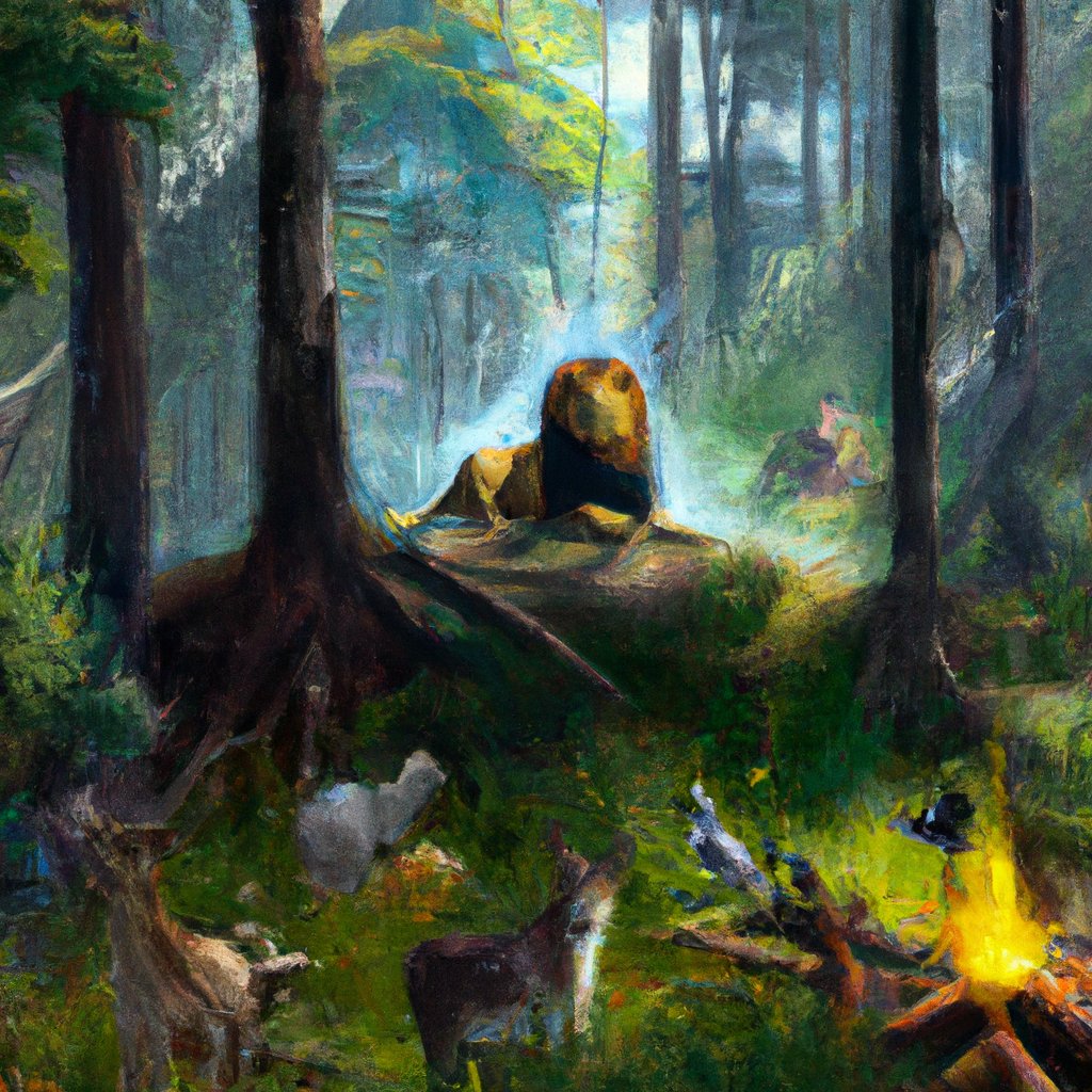 It was a picture of a majestic, regal lion, Mr. Lioon, surrounded by friendly, excited woodland creatures.