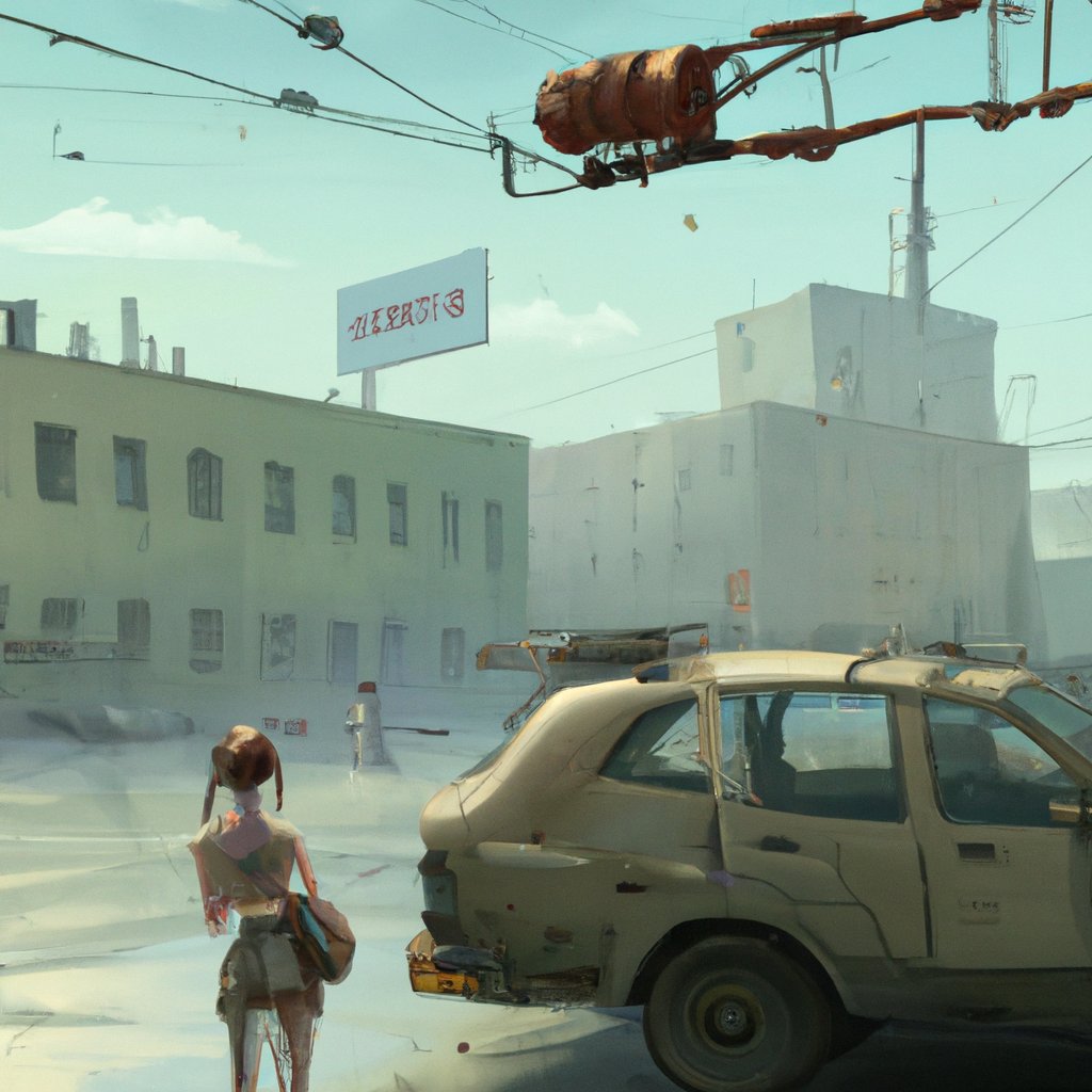 The Scorching Summer Heat Jasmine's Journey Through the Bustling City